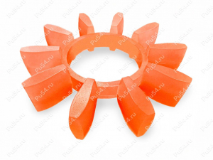Эластичный элемент муфты DESCH HADEFLEX XW1,  аналог X48 (XW1-48), Product Code 33-99-94801, Polyurethane, PU54/M92/красный, Image №1